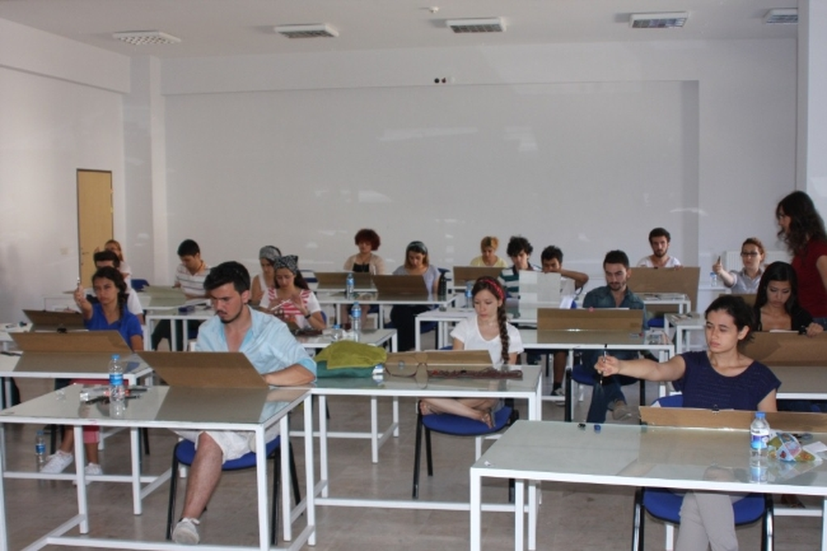 Dpü Güzel Sanatlar Fakültesi Özel Yetenek Sınavına Rekor Katılım