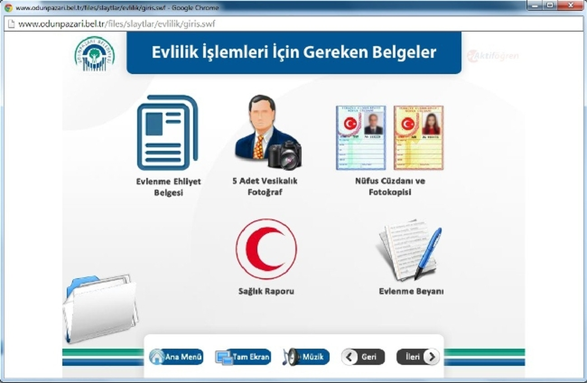 Evlenecek Çiftlere Online Destek