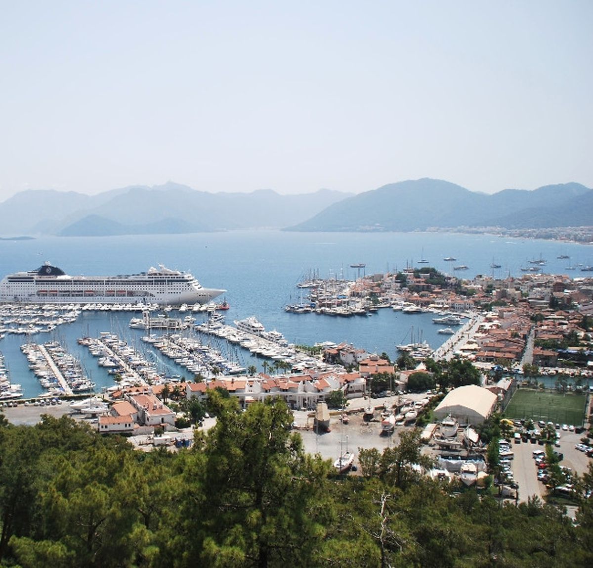 Marmaris\'e Eylül Ayında Denizden 25 Binin Üzerinde Turist Gelecek