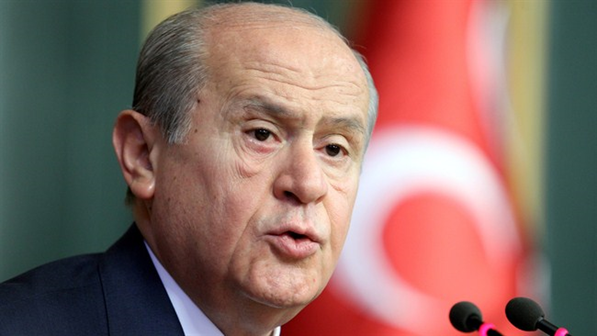 MHP Lideri Bahçeli.Bizans\'ın Bu Çağdaki Varislerine de Fırsat Vermeyeceğimizi Herkesin Bilmesinde...