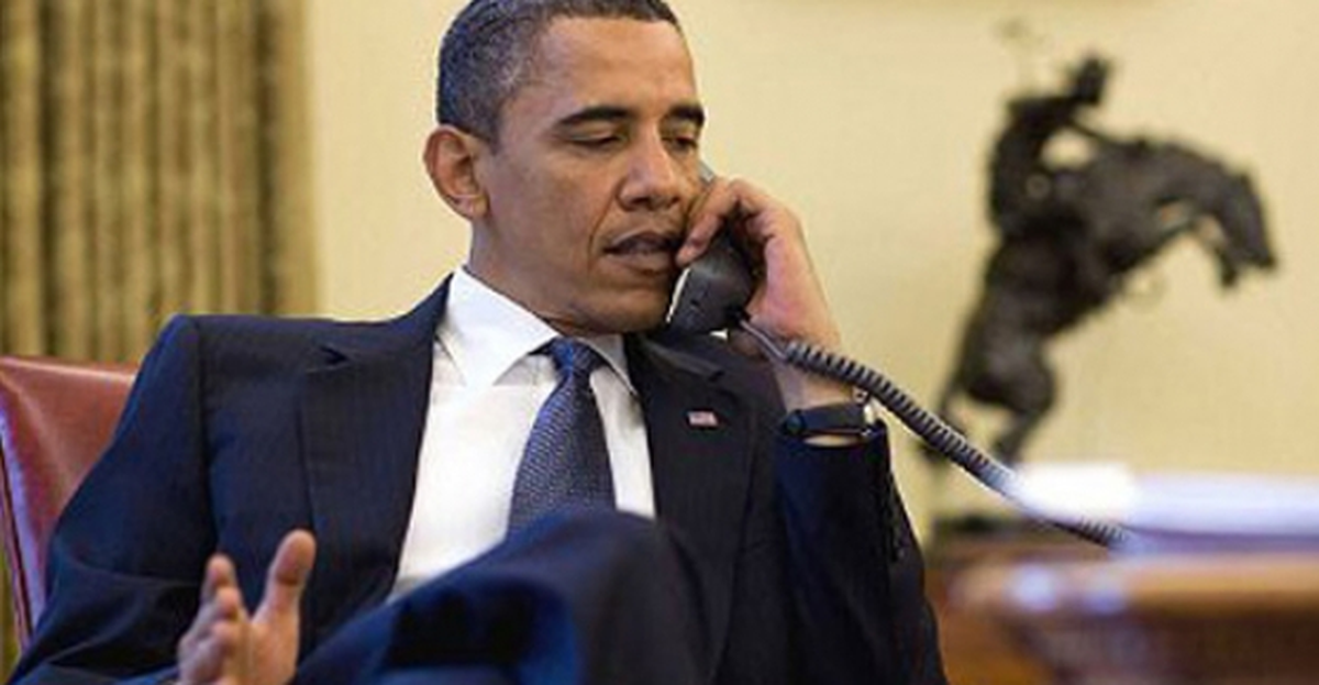 Obama, Fransa Cumhurbaşkanı ile Telefonda Görüştü
