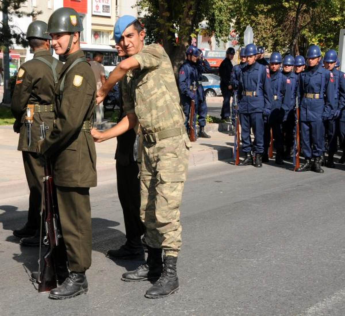 30 Ağustos Zafer Bayramı Provasında Astsubay ve Uzman Çavuşlar Görev Aldı