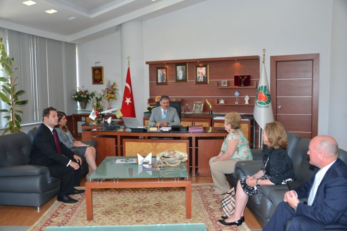 ABD Türk Konseyi\'nden Başkan Çakır\'a Ziyaret