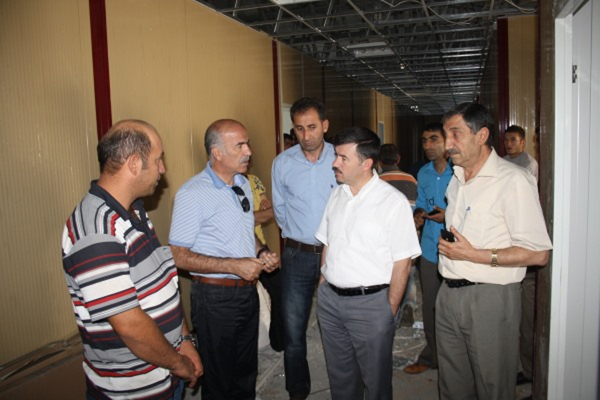 Ağrı Milli Eğitim Müdürü Başak, Okul İnşaatlarını Denetledi