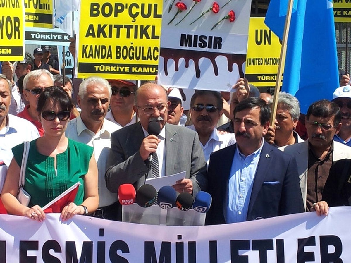 BM Önünde Eylem