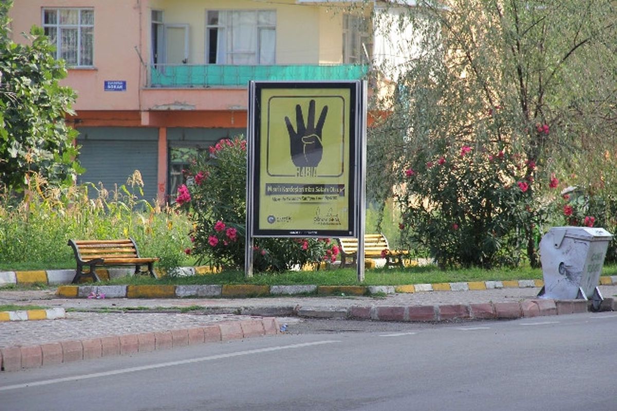 Canik Belediyesinden \'Rabia\' Billboardı