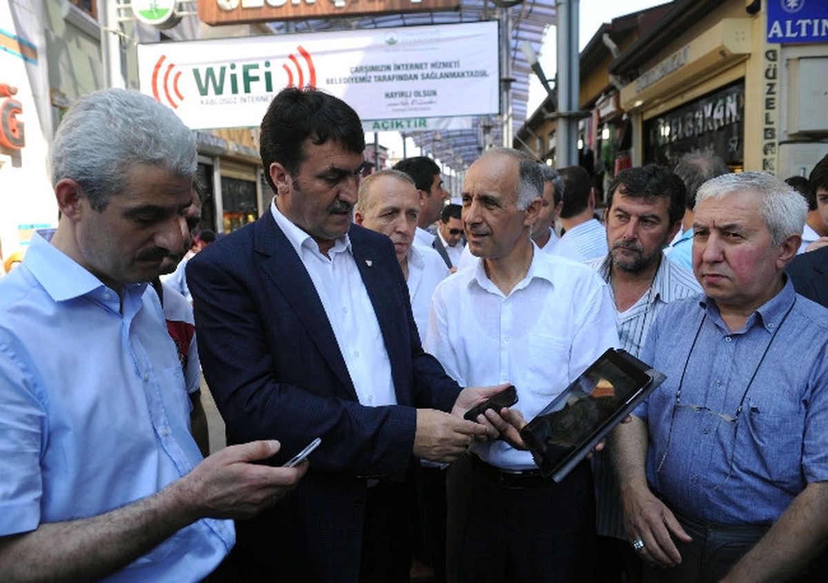 Çarşıda Kablosuz İnternet Dönemi Başladı