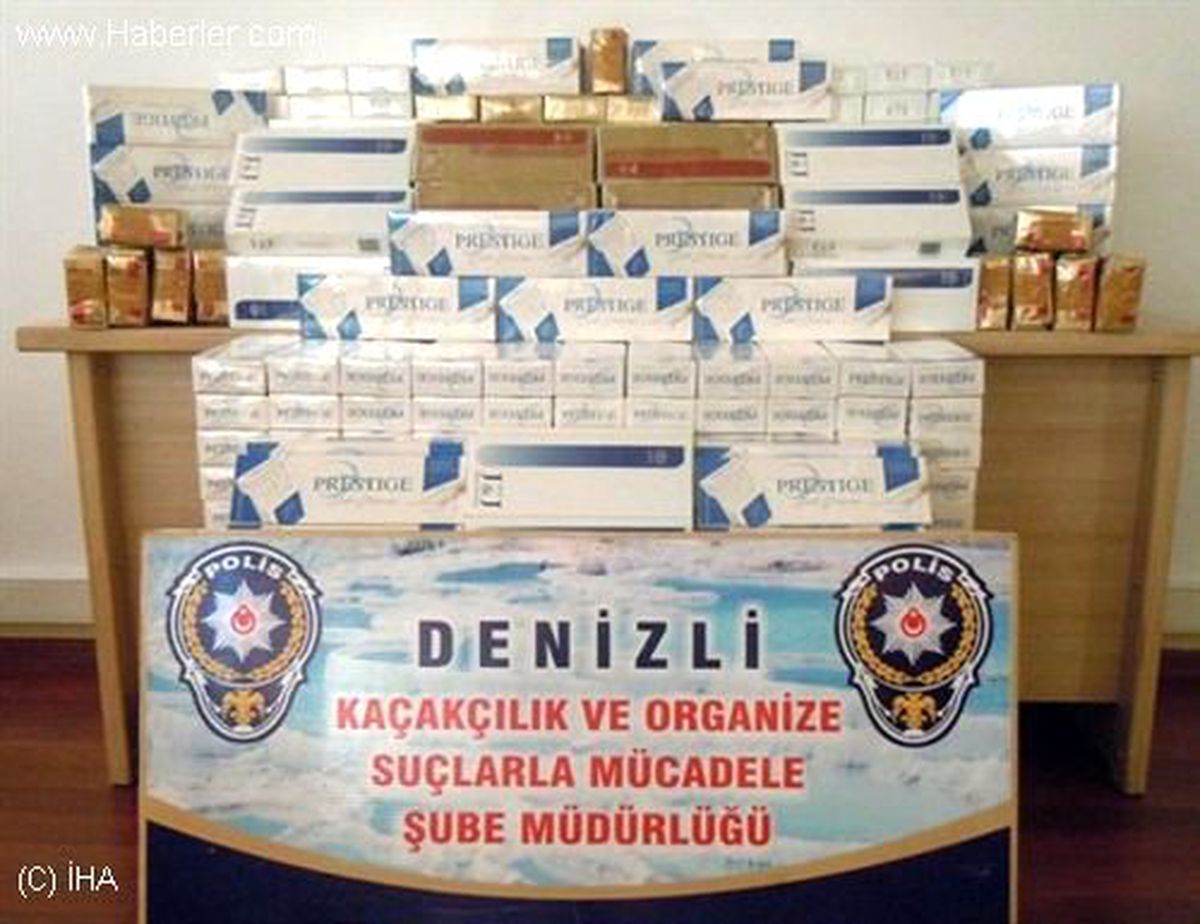 Denizli\'de Kaçak Sigara Operasyonu