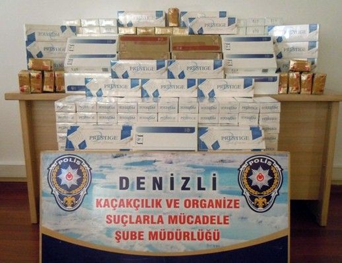 Denizli\'de Kaçak Sigara Operasyonu