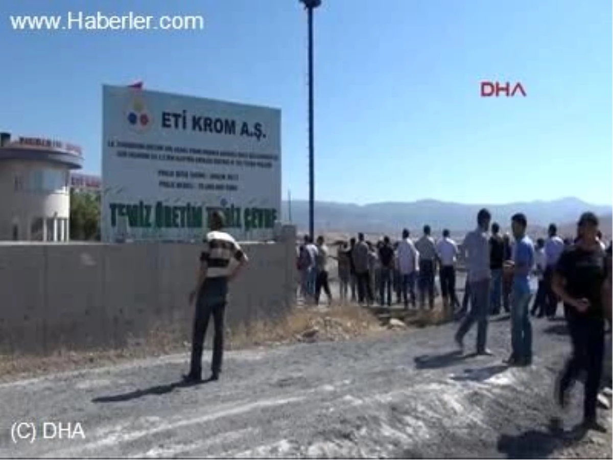 Elazığ\'da Maden İşçileri İş Bırakma Eylemi Yaptı2