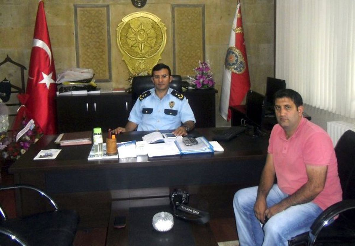 İha Temsilcisi Çankaya'dan Pasinler Emniyet Müdürü Kozan'a Ziyaret