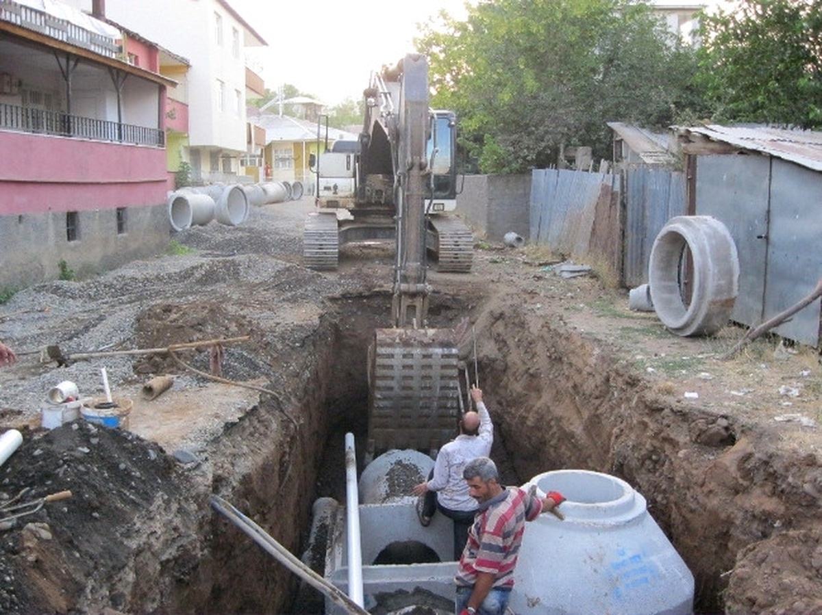 Kanalizasyon Çalışmaları Yüzde 92 Tamamlandı