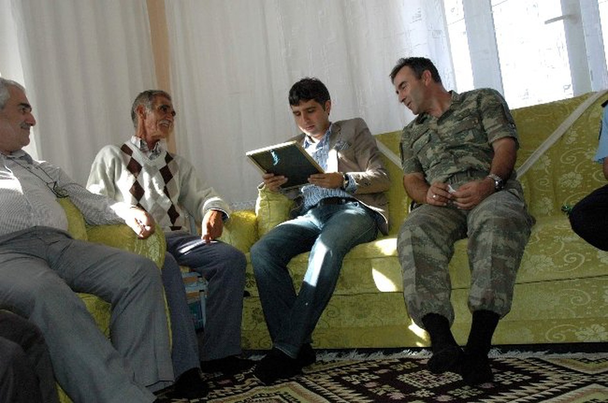 Kaymakam Turan\'dan Şehit ve Gazi Ailelerine Ziyaret