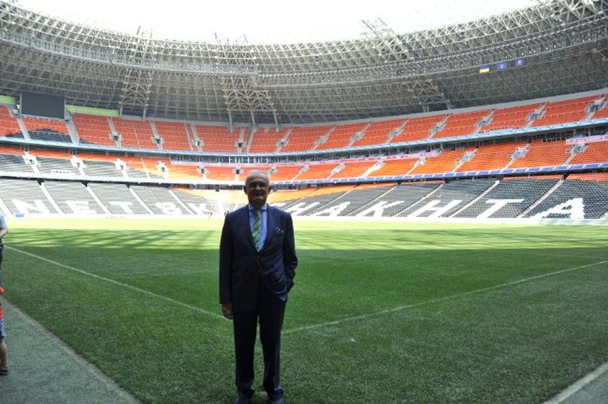 Yılmaz, Donbas Arena\'yı İnceledi
