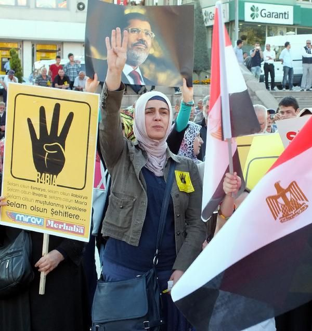 Yozgat\'ta, Sisi ve Esad Protesto Edildi