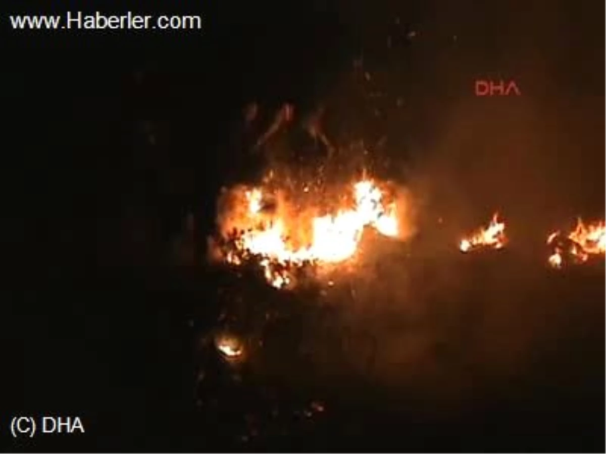Erciyes Dagı Eteklerinde Korkutan Yangın