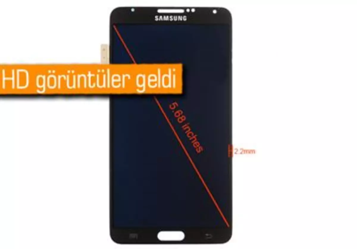 Galaxy Note 3\'ün Yüksek Çözünürlüklü Fotoğrafları Sızdı