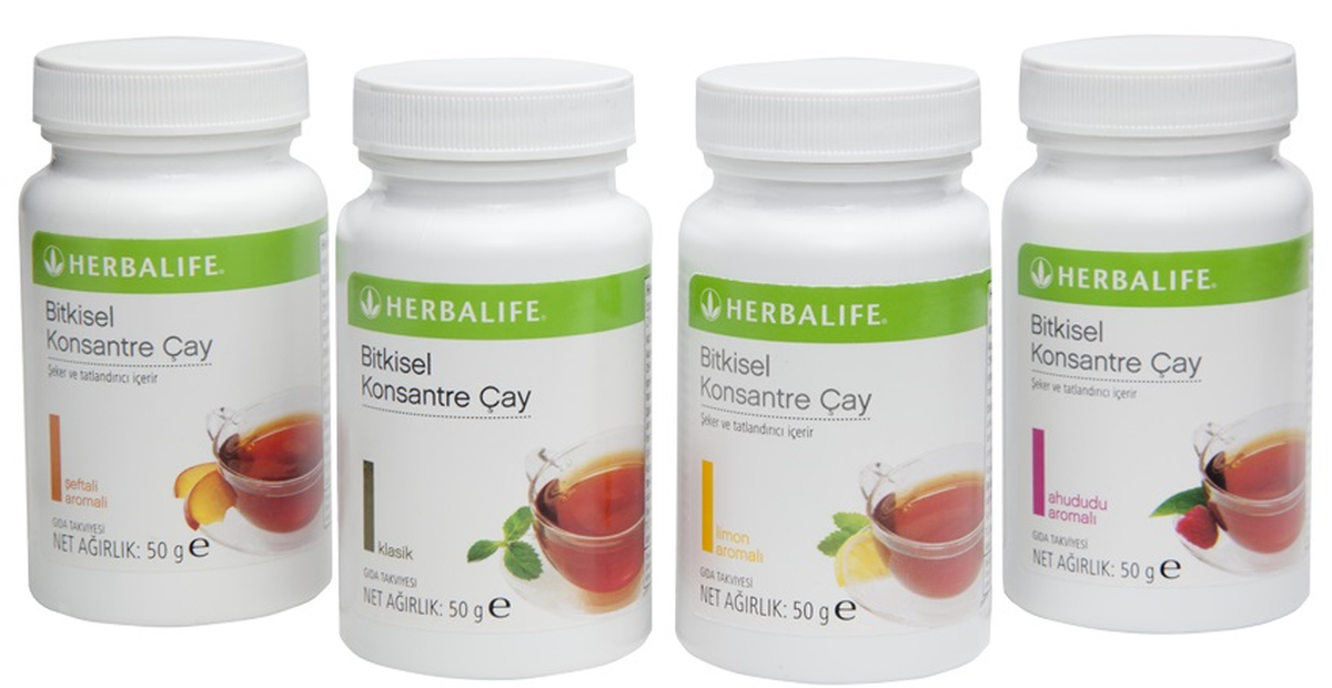 Herbalife Bitkisel Konsantre Çay ile Formunuzu Koruyun