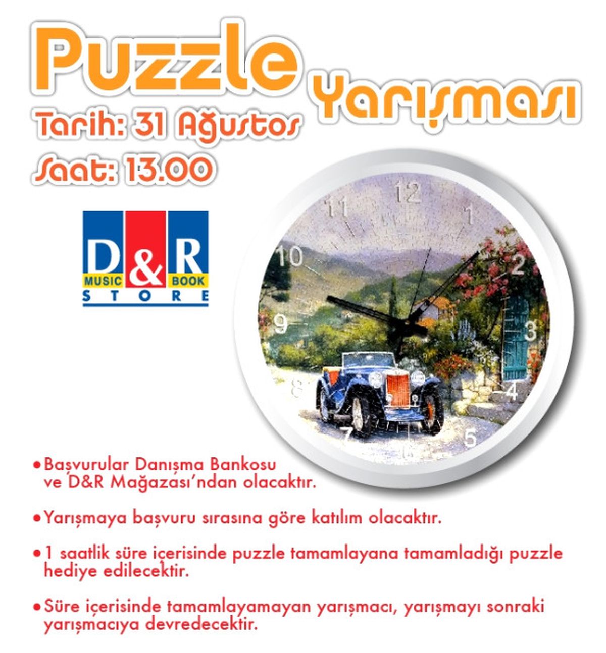 Puzzle Yarışması 31 Ağustos\'ta Yapılacak