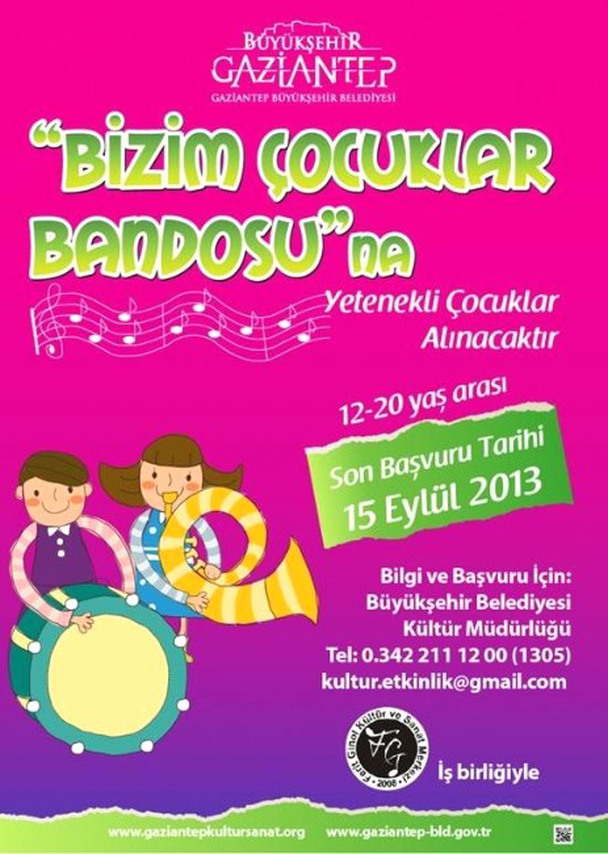 Büyükşehir Belediyesi \'Bizim Çocuklar\' Bandosu Kuruluyor