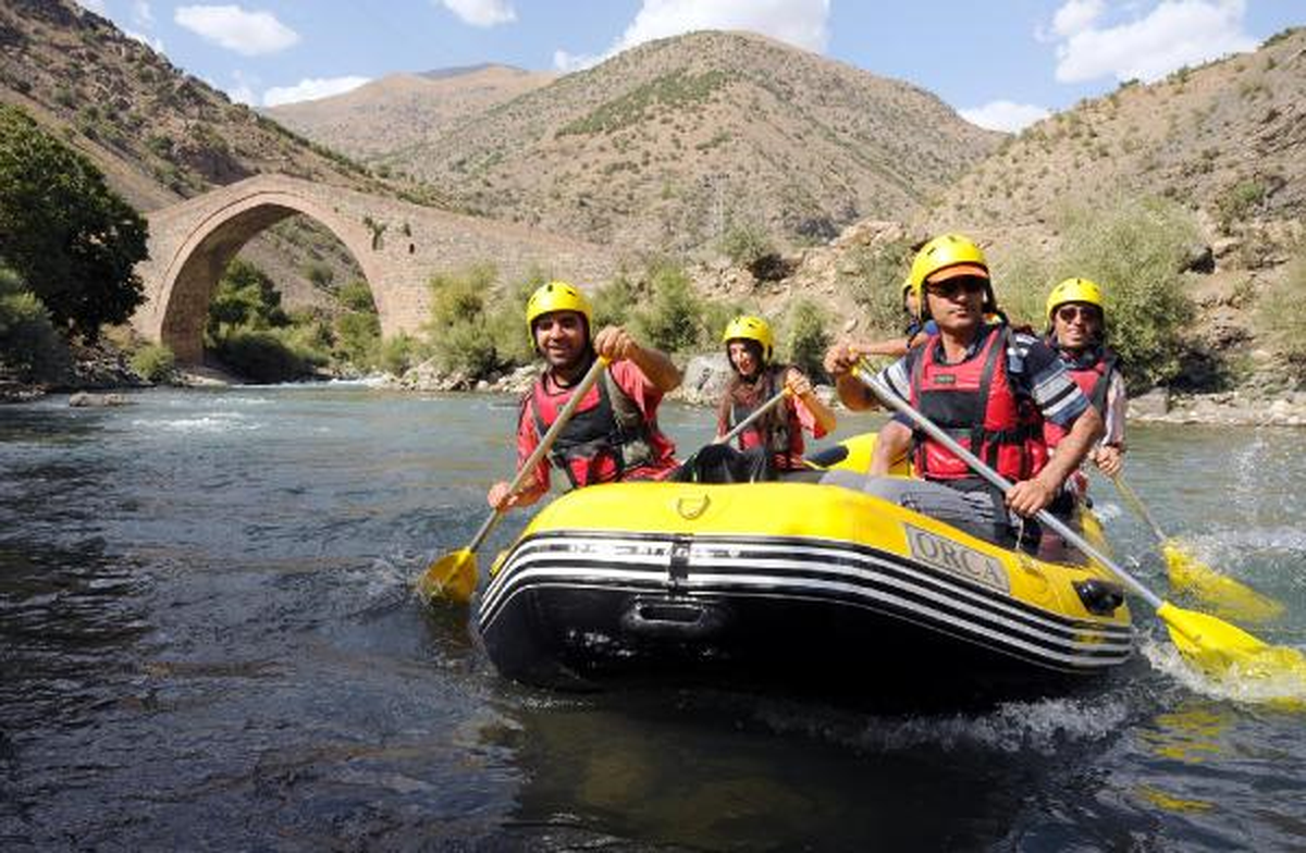 Çatak\'ta Rafting Heyecanı