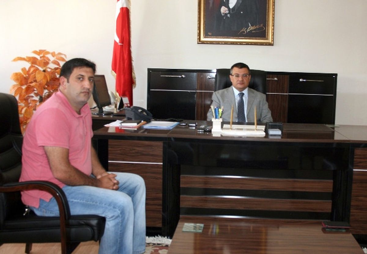 İha Temsilcisi Çankaya\'dan Kaymakam Ada\'ya Ziyaret