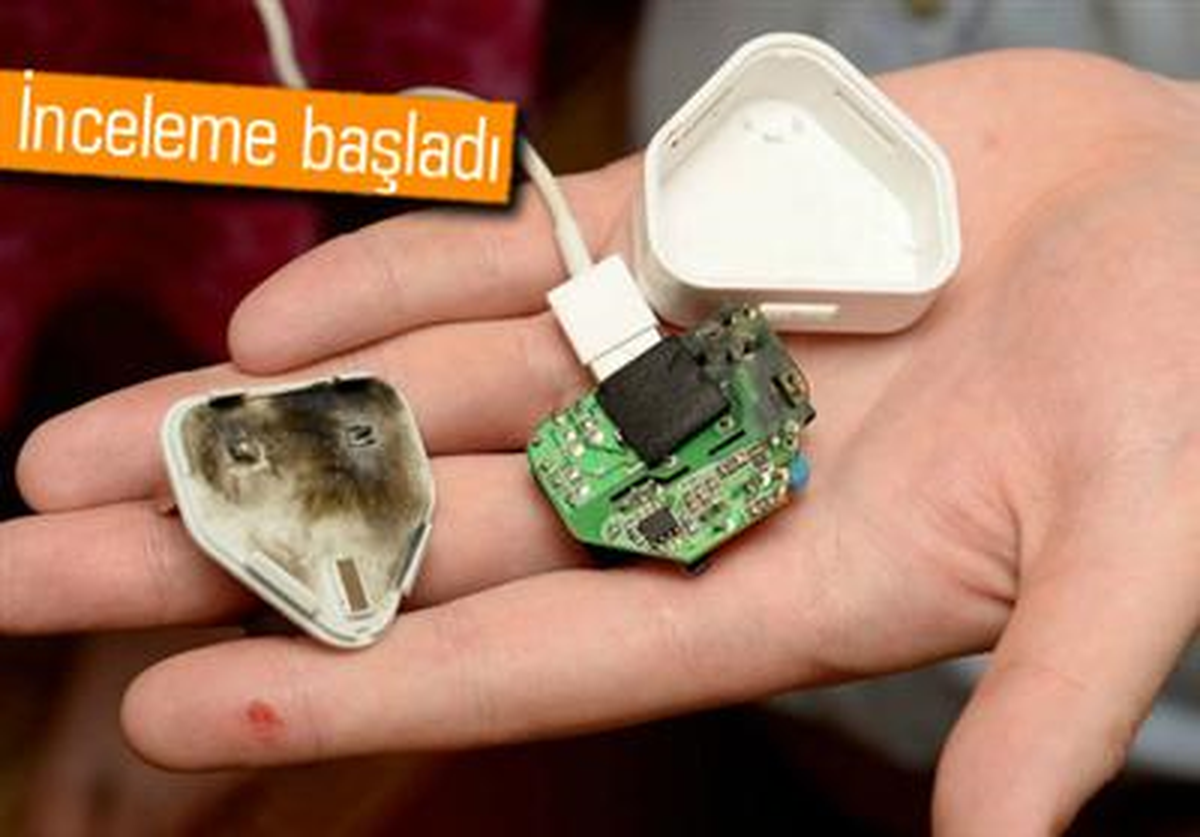 İpad Şarjı Elinde Patladı