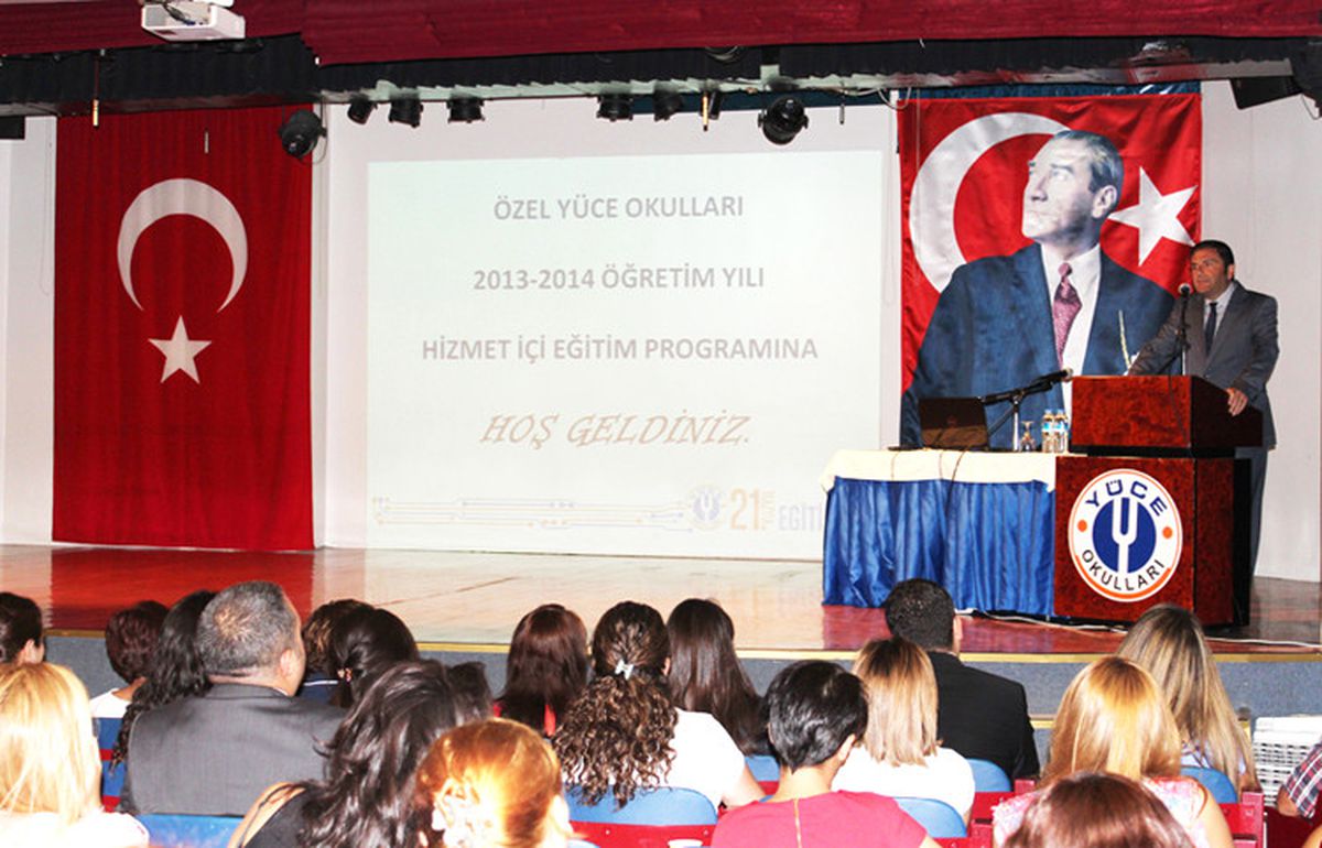 Özel Yüce Okulları'nda Hizmet İçi Eğitim Çalışmaları