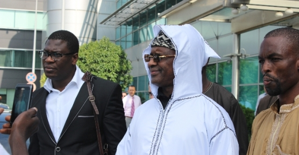 Senegalli Dini Lider Bamba, İstanbul\'a Geldi