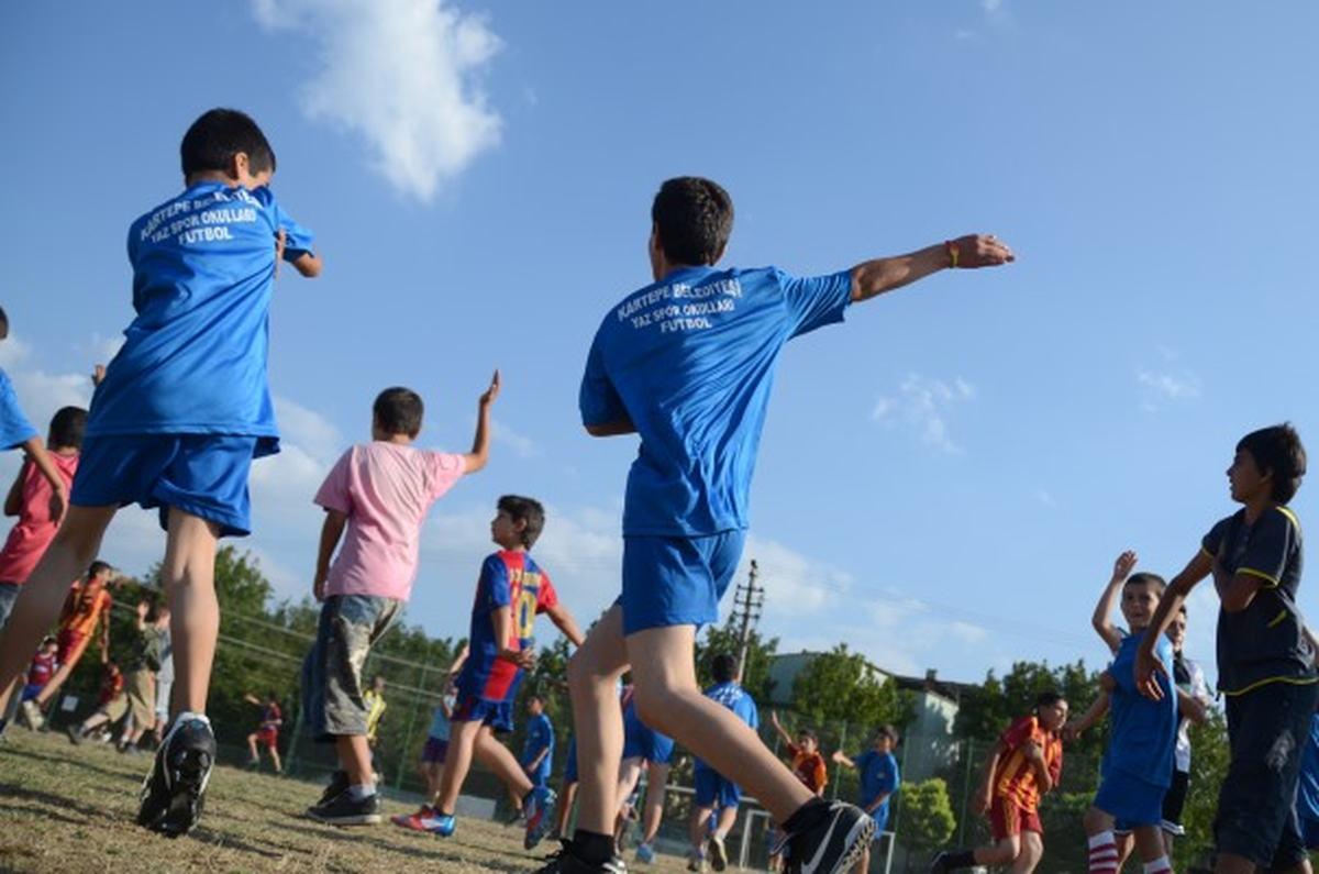 Yaz Spor Okullarında Futbola İlgi Büyük