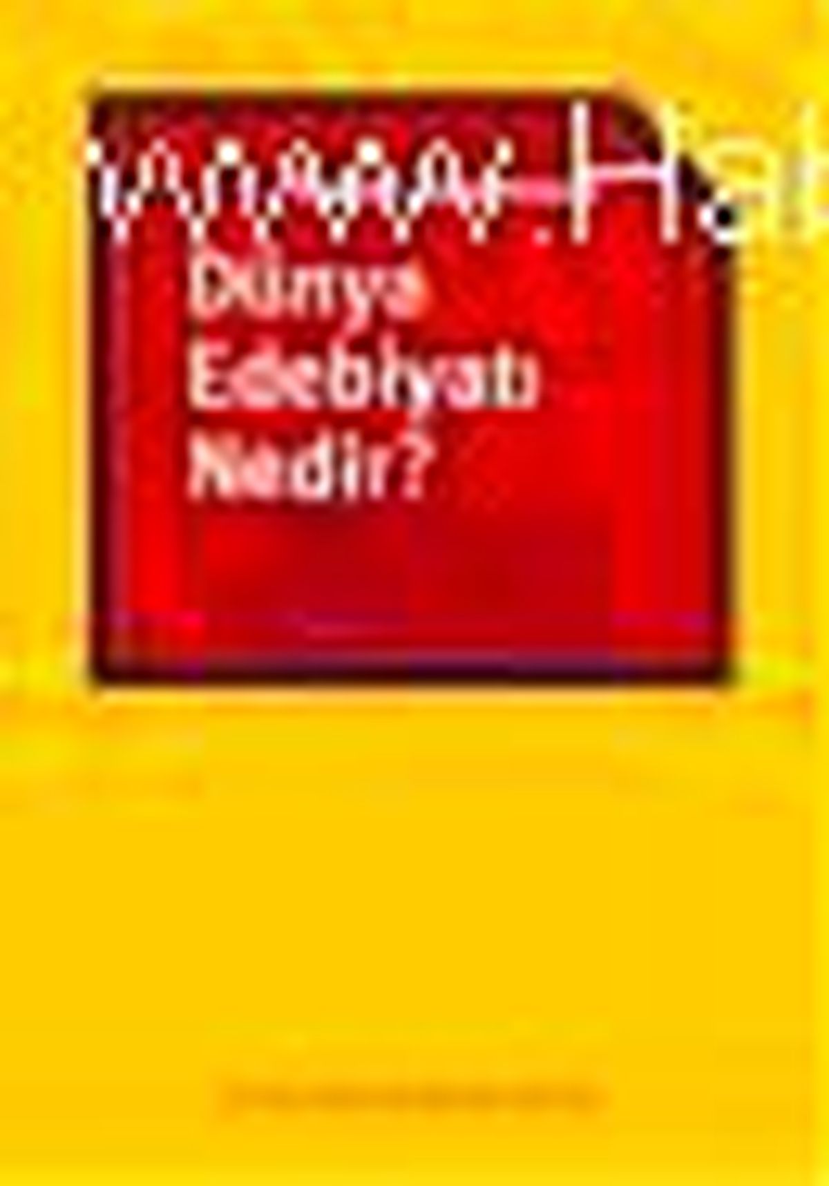 Dünya Edebiyatı Nedir? Kitabı