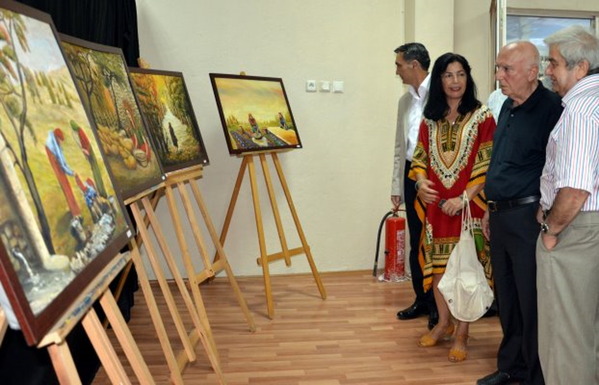 Fırçalar Barışın Resmini Yaptı