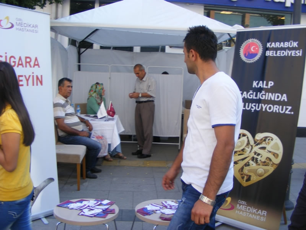Karabük Belediyesi Çarşıda Kalp Sağlığında Buluşuyor