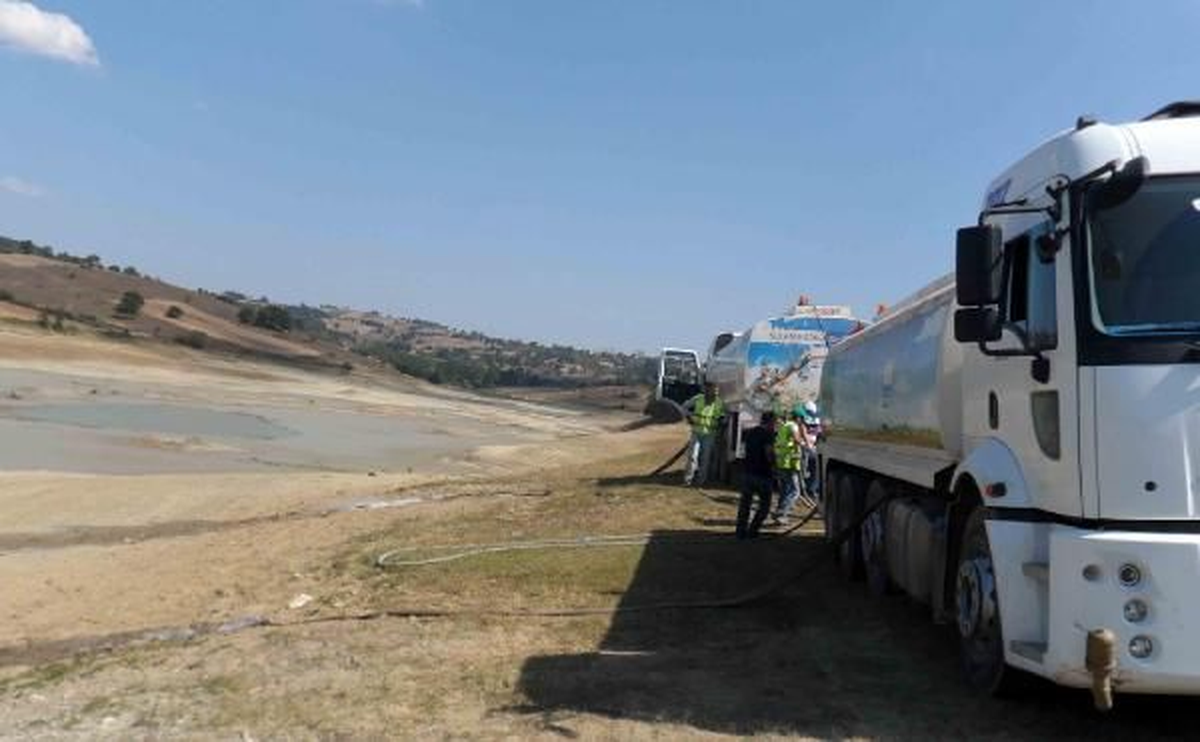 Kuruyan Gölette Balıkları Kurtarmak İçin Seferler Oldular