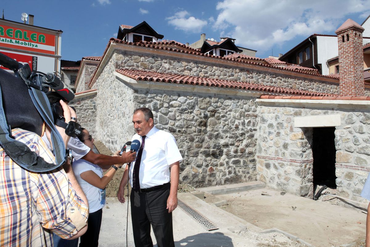 Sultan Hamamı\'nın Dış Cephe Restorasyonu Tamam Sıra İçinde