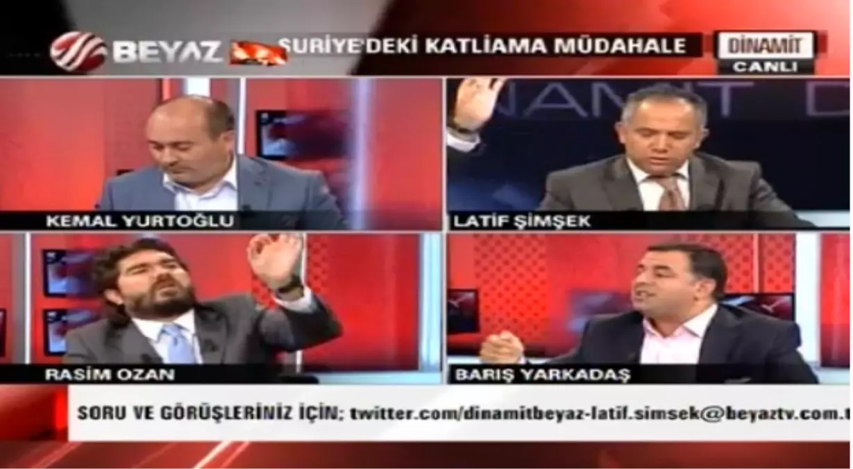 Rasim Ozan Kütahyalı Beyaz TV\'de Canlı Yayını Terk Etti