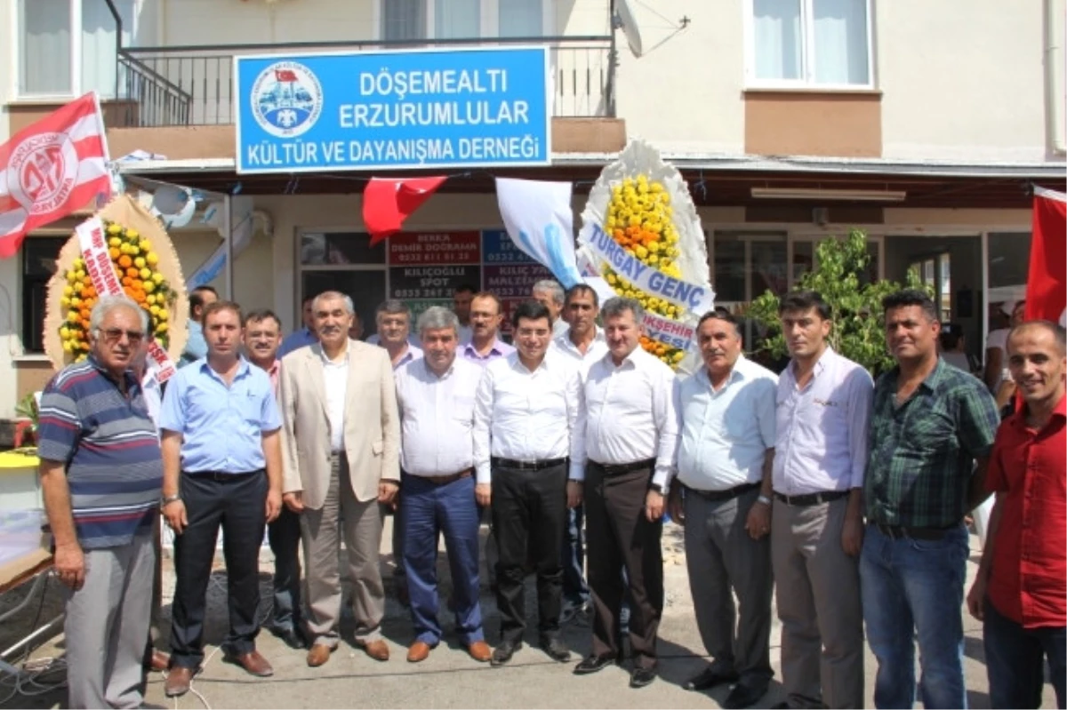 Döşemealtı\'da Erzurumlular Derneği Açıldı