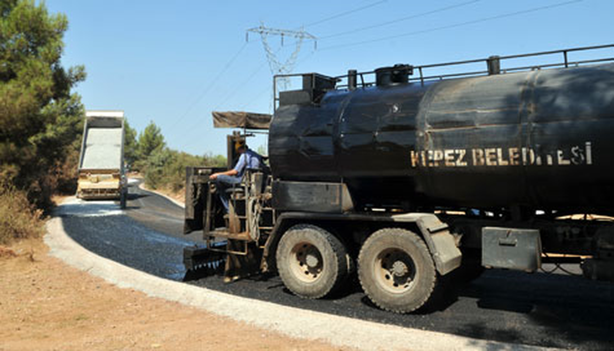Kepez Belediyesi Köylere 90 Km Asfalt Döktü