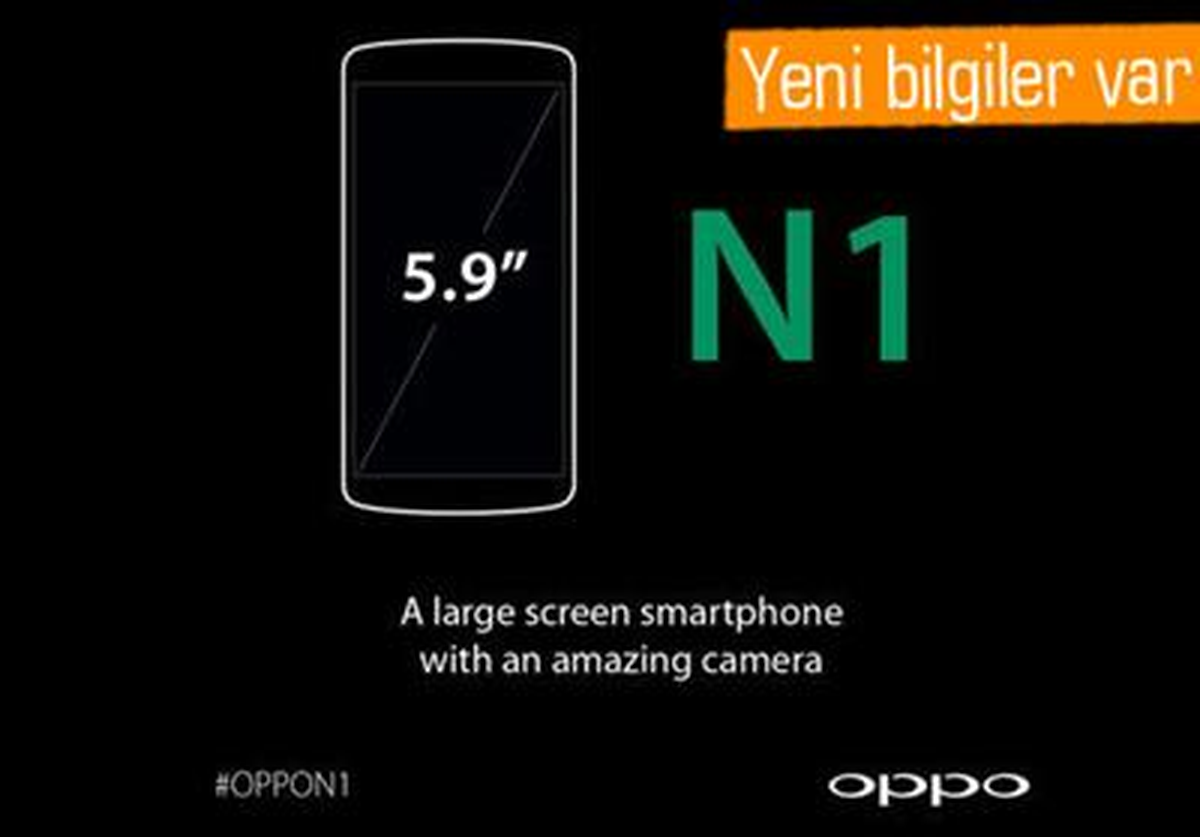 5.9 İnç Kocaman Ekranlı Oppo N1 Geliyor
