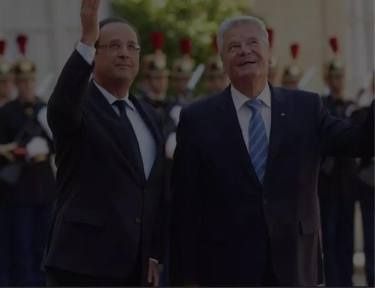 Alman Cumhurbaşkanı Gauck\'un Fransa Ziyareti