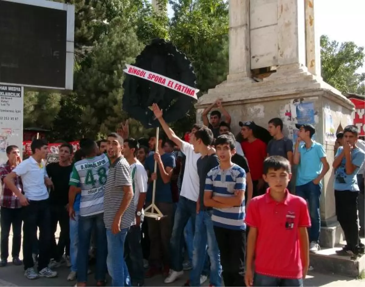 Bingölspor Taraftarlarından Protesto