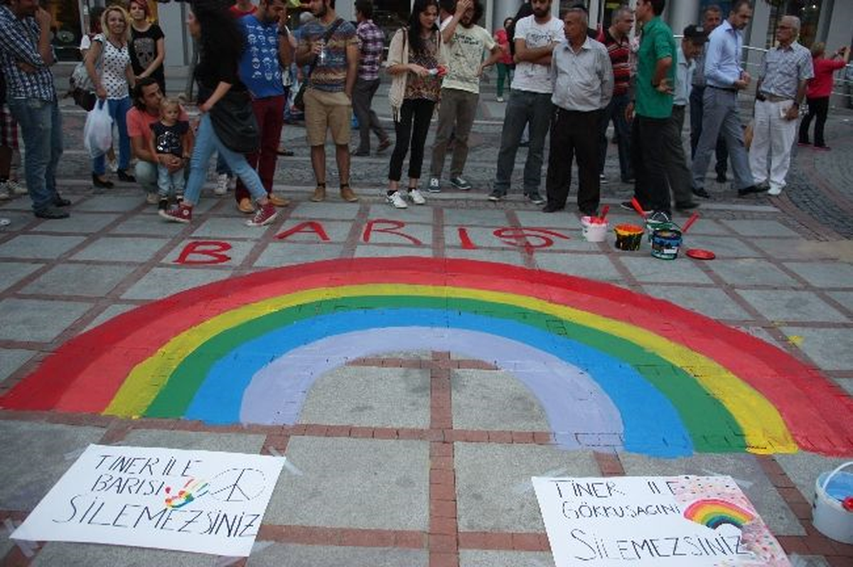 Edirne\'de "Boyama" Eylemi