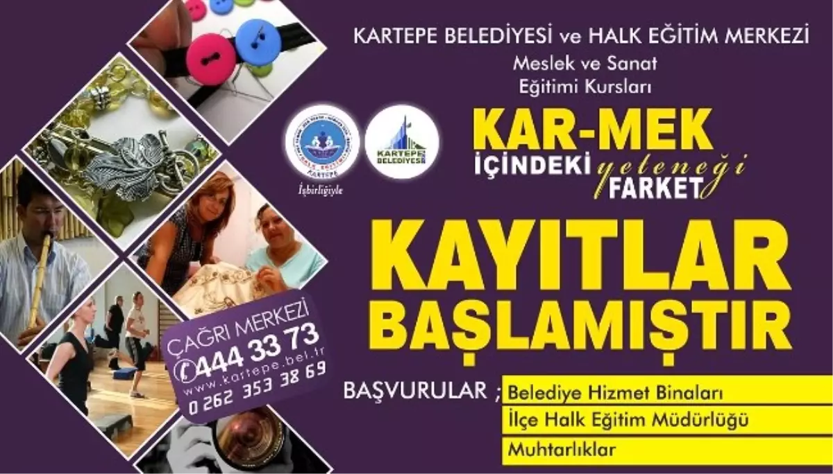 KAR-MEK\'e Kayıtlar Başladı