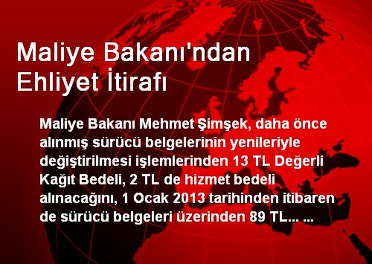 Sürücü Belgelerinden 89 TL Değerli Kağıt Bedeli Alınacak
