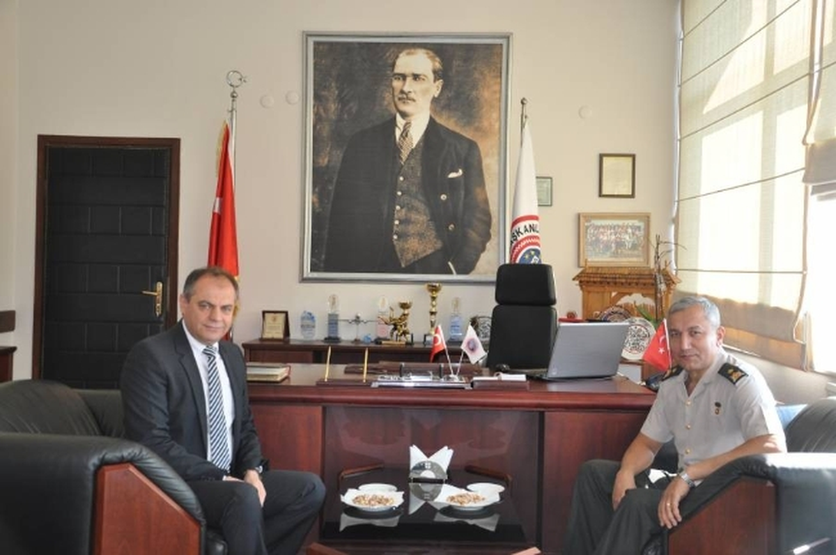 Tugay Komutanı Tuğgeneral Erkek\'ten Başkan Dalgıç\'a Ziyaret