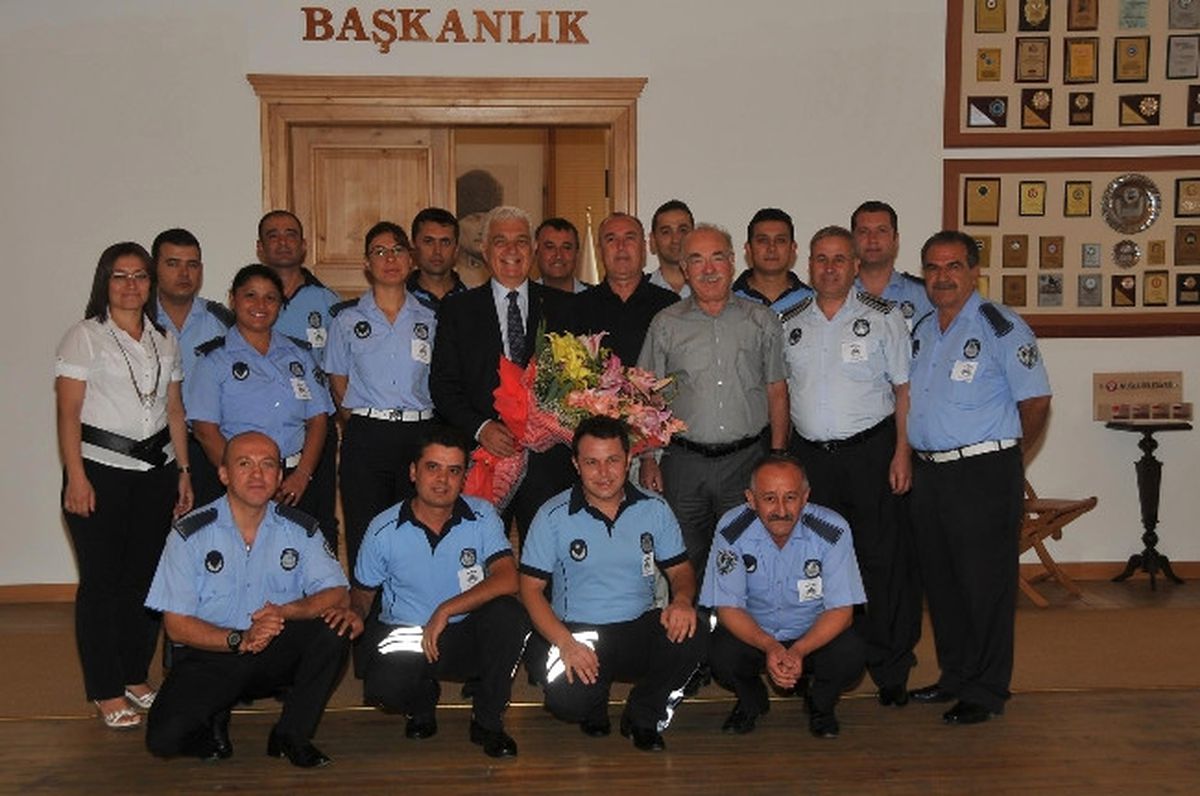 Zabıtadan Başkan Gürün\'e Ziyaret