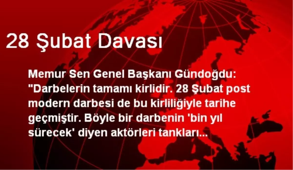 28 Şubat Davası