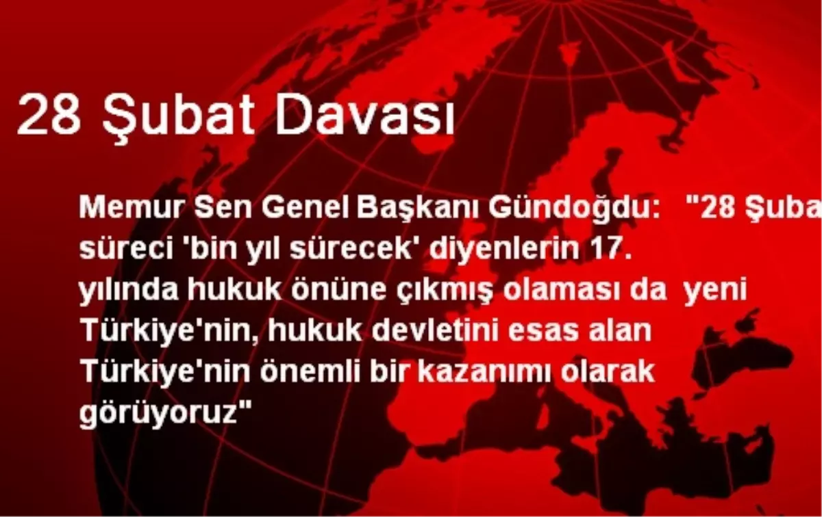 28 Şubat Davası