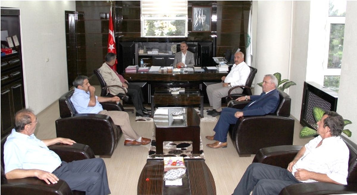 Başkanlardan Dündar\'a Ziyaret