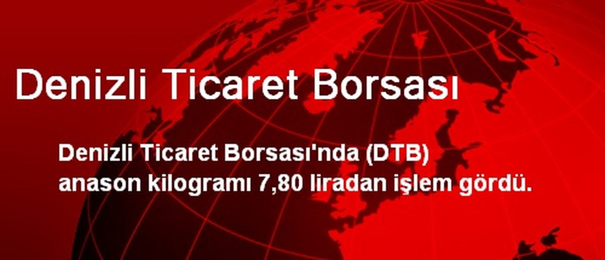 Denizli Ticaret Borsası